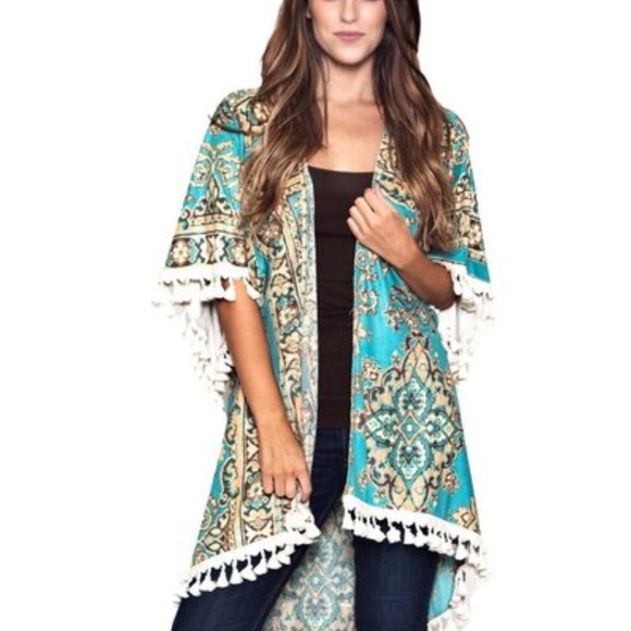 JUDITH MARCH ALDIN  RUG SUEDE PRINT Cozy Cardigan - Picture 3 of 6